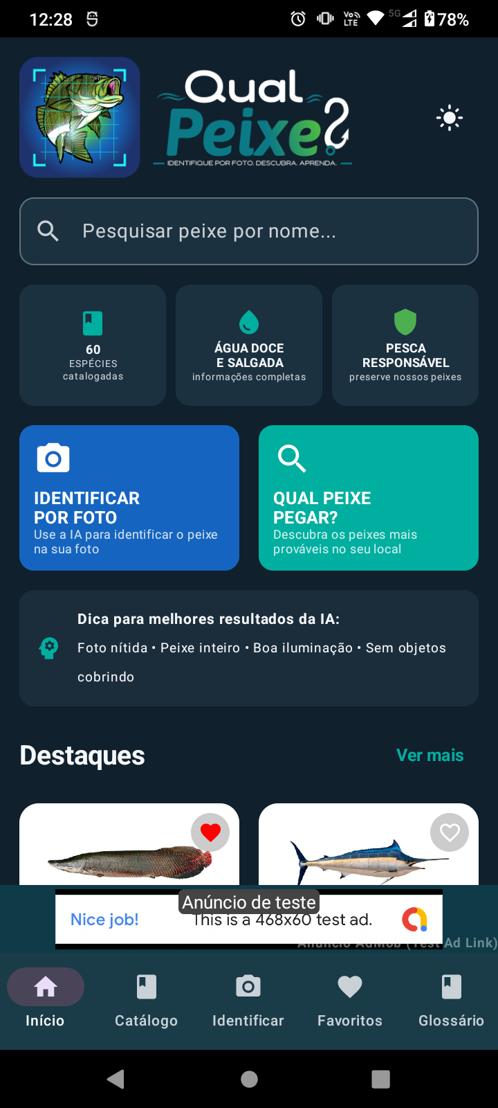 App Qual Peixe Home