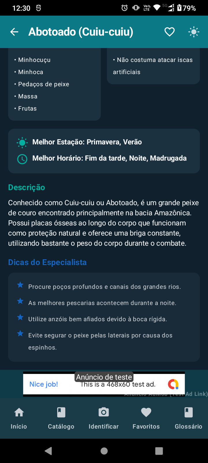Detalhes do Peixe